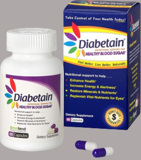 Diabetain Prediabetes, Type 1 and 2 Diabetes Supplements Capsule