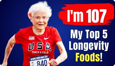 Julia Hawkins (107 yr old) I eat TOP 5 Food & don't get old. Anti-aging Benefits.